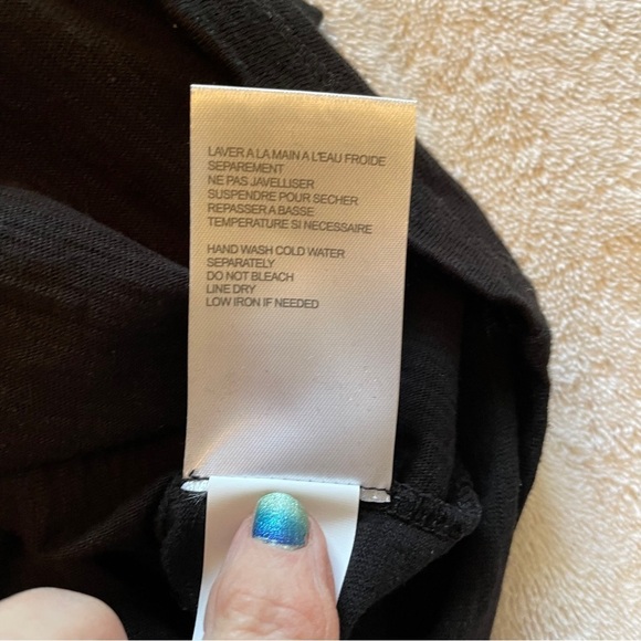 Tribal Black Sleeveless Tank Dress with Lace Overlay-Front only-Size Medium - Picture 12 of 12